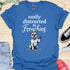 Easily distracted by frenchies - V16 - The Distracting Paw Two T-Shirt